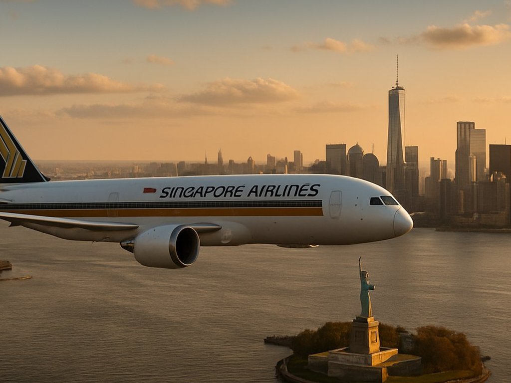 Singapore Airlines full-service non-stop flights from Frankfurt to New York 🗽 from €446
