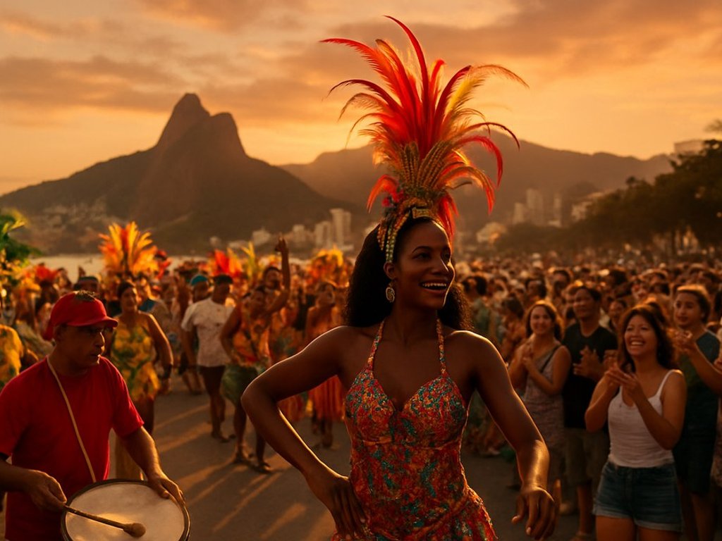 Your sign to visit the carnival in Brazil 💃🏖️ Cheap Lufthansa flights from many European cities to Rio de Janeiro from €643