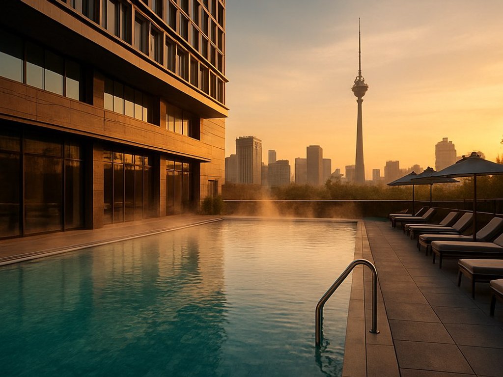 5⭐ Pudi Hotel in central Beijing with heated pool from €72/double