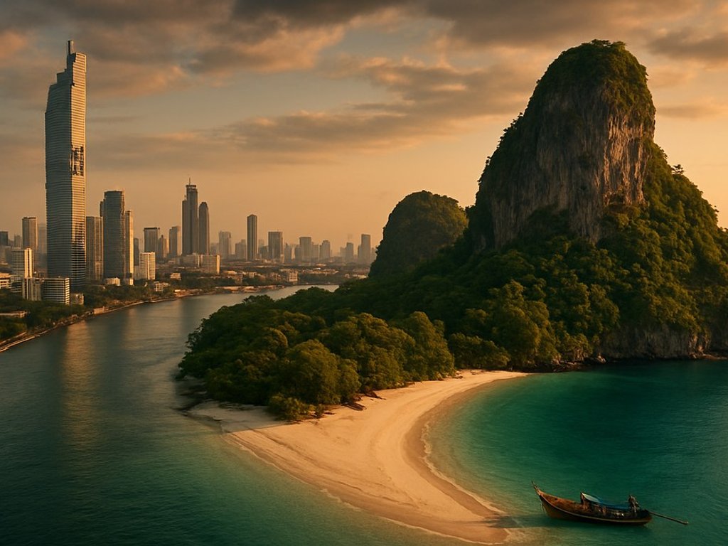 🔥 Bangkok + one of Thailand’s most beautiful quiet islands from London for only £407 with flights and transfers