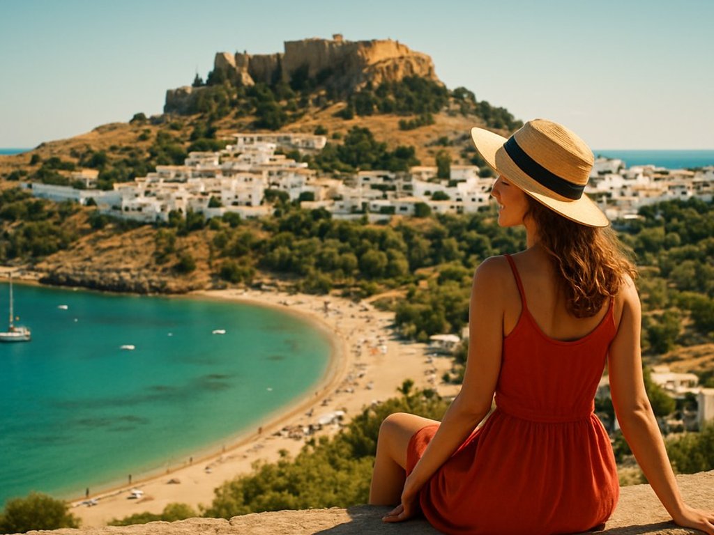 PEAK SUMMER 🌞 Holiday in Rhodes, Greece for €557 p.p: flights from Budapest + car hire & 7-night B&B stay at well-rated hotel