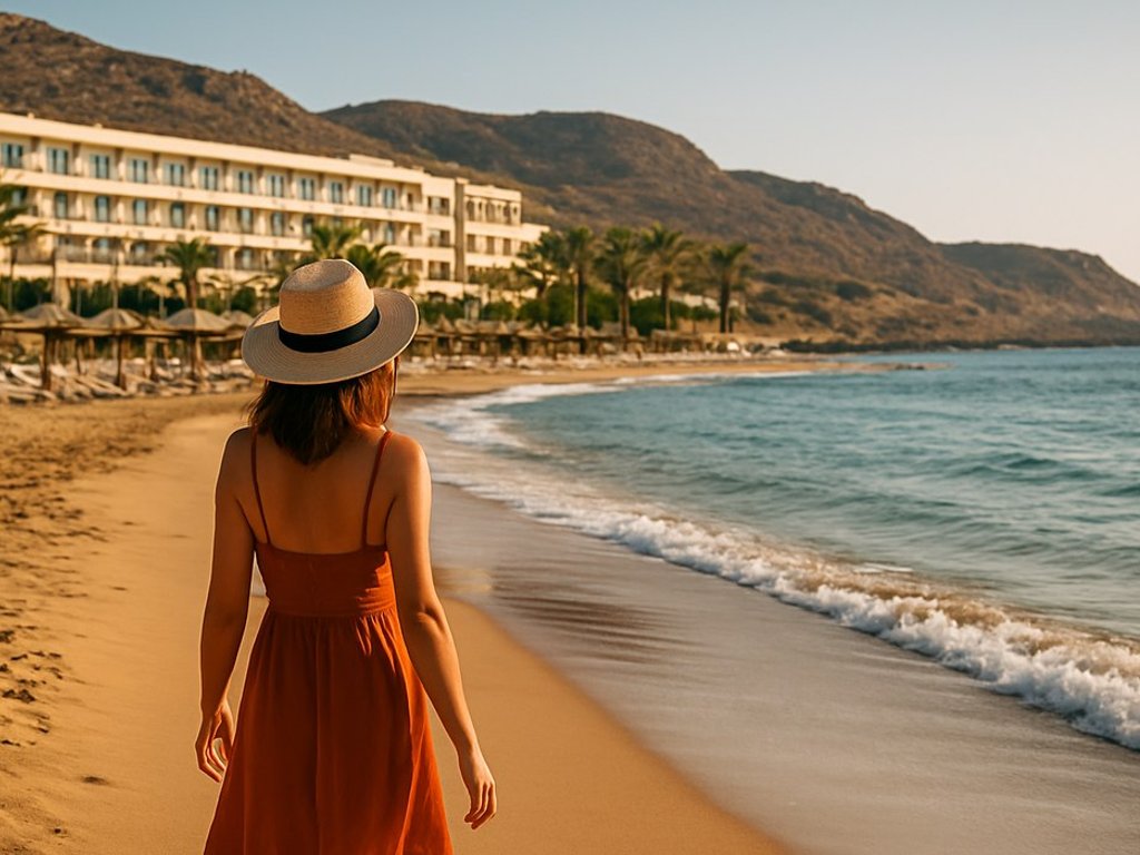 SUMMER 🌞 🌊 Holiday in Crete for €434 p.p: flights from Budapest + car hire & 7-night B&B stay at beachfront hotel