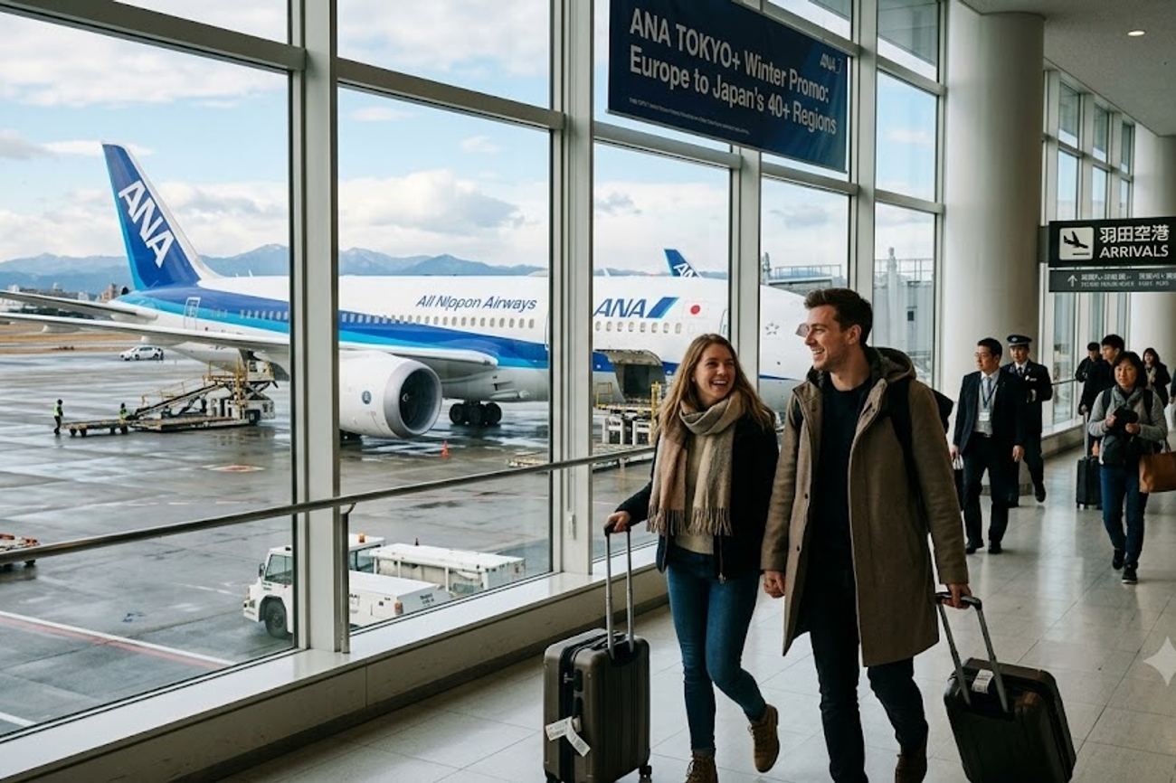ANA Launches TOKYO+ Winter Promo Linking Europe to 40+ Japanese Regions