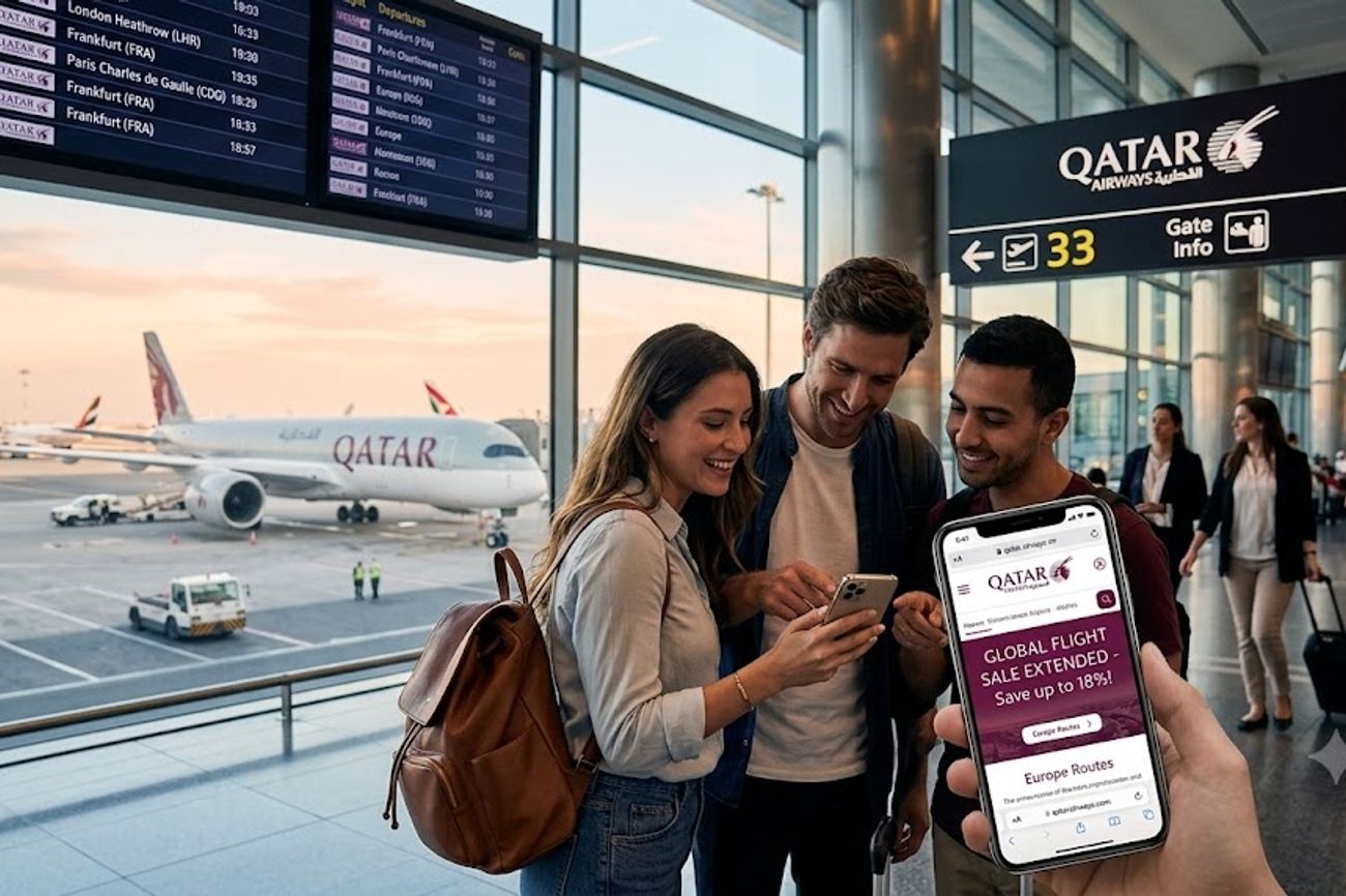 Qatar Airways Extends Global Flight Sale with 18% Discounts