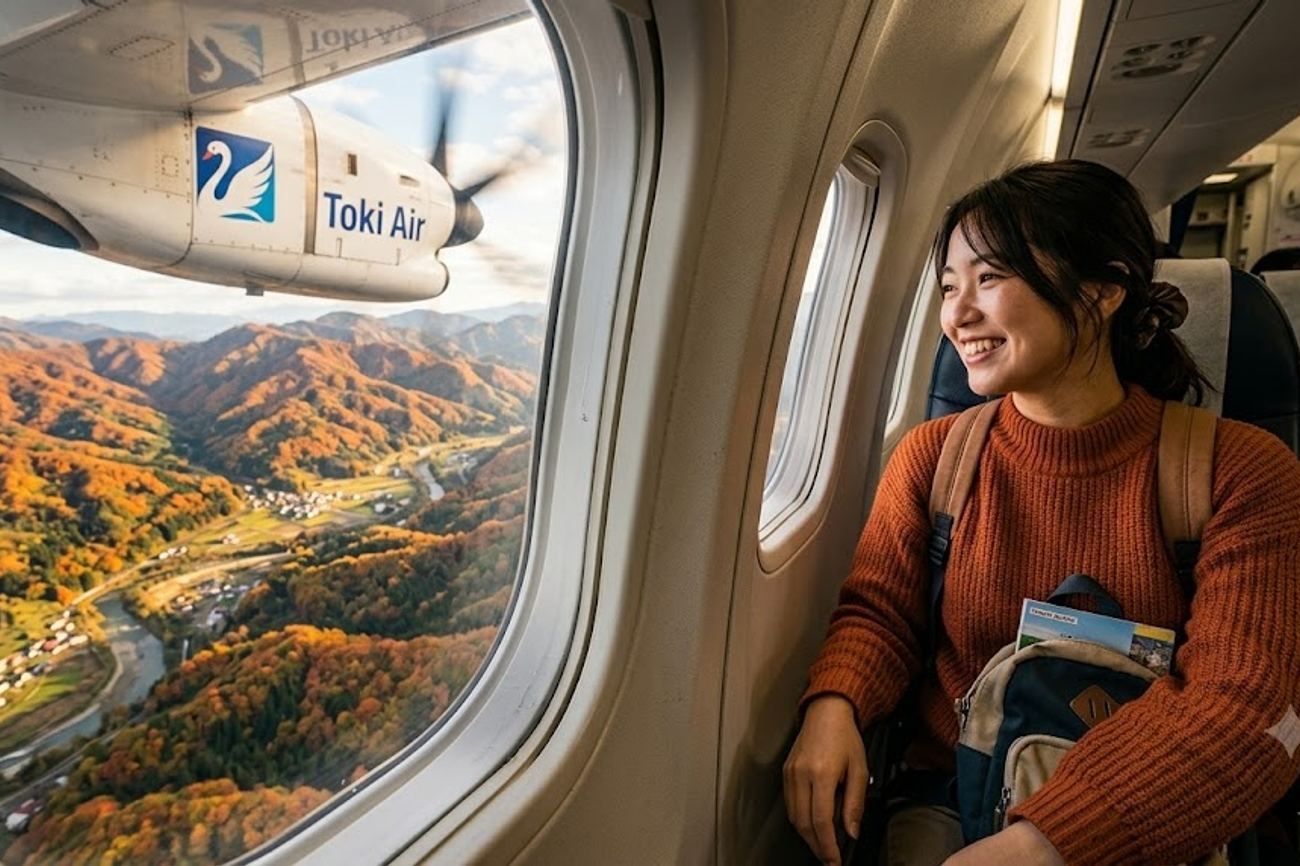 Toki Air Slashes Domestic Japan Fares to ¥5,500 in Limited Autumn Sale