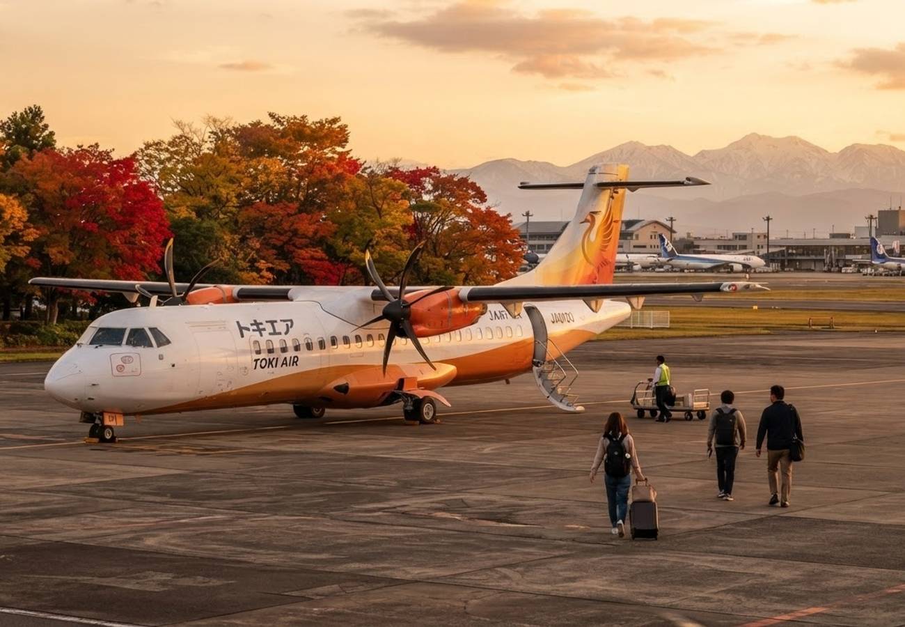 Toki Air Launches Autumn Fare Sale: Domestic Japan Flights From Niigata Starting at ¥5,500 in 2026