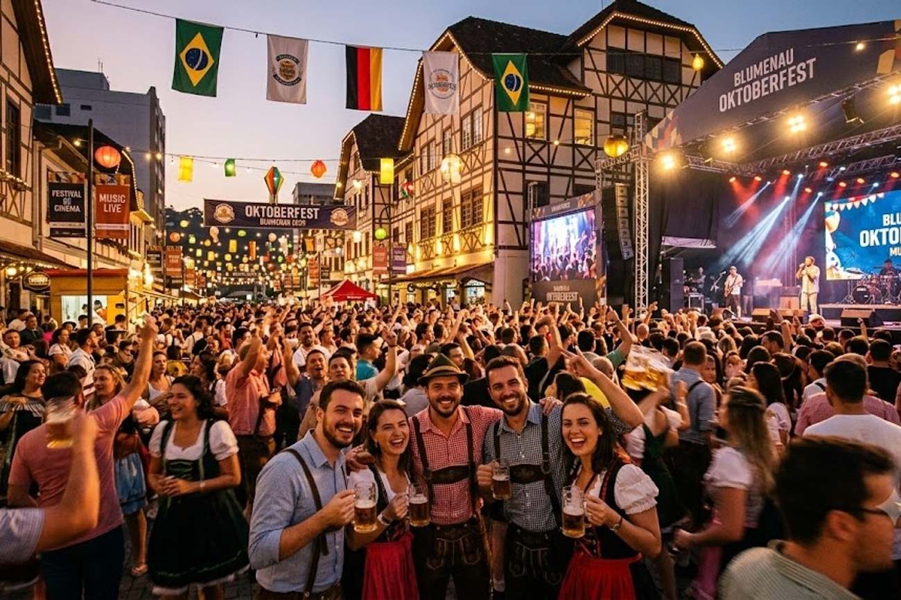 Brazil Unveils Its Biggest October 2026 Tourism Calendar With Oktoberfest, Film Festivals and Star-Studded Music Events
