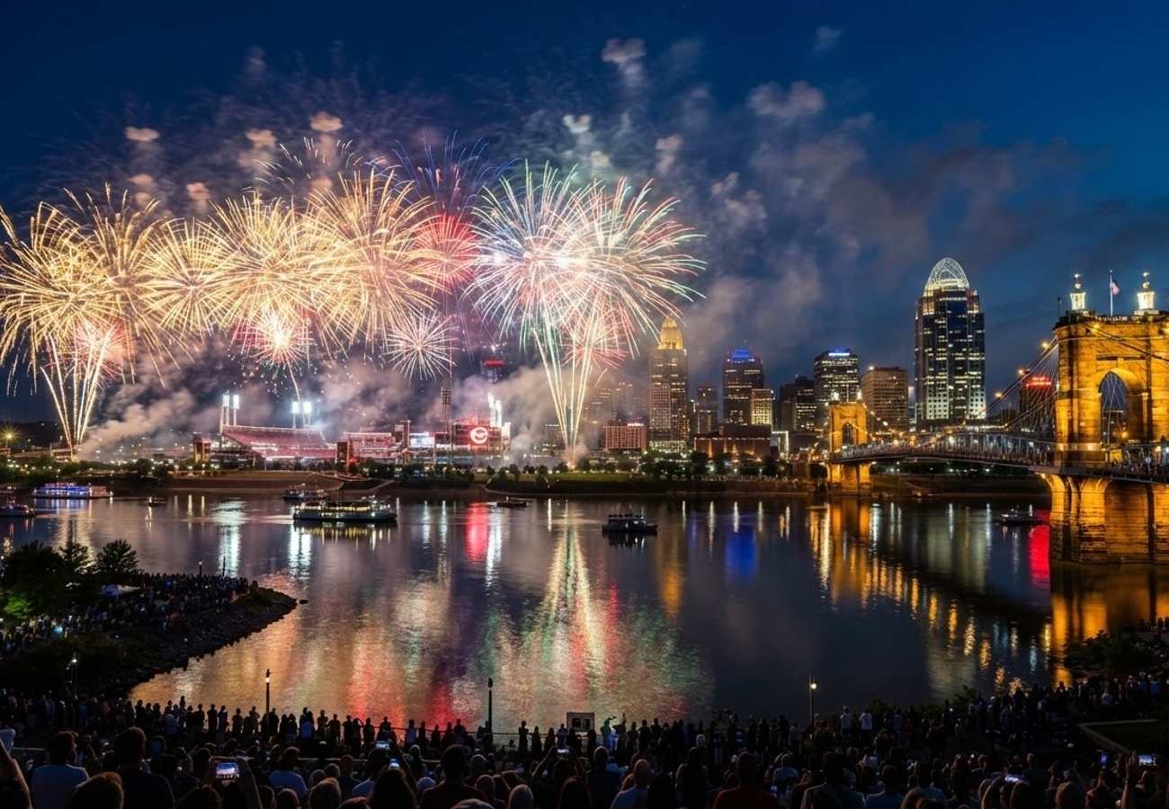 Cincinnati Labor Day 2026 Guide: WEBN Fireworks, Riverfest and Major Community Events