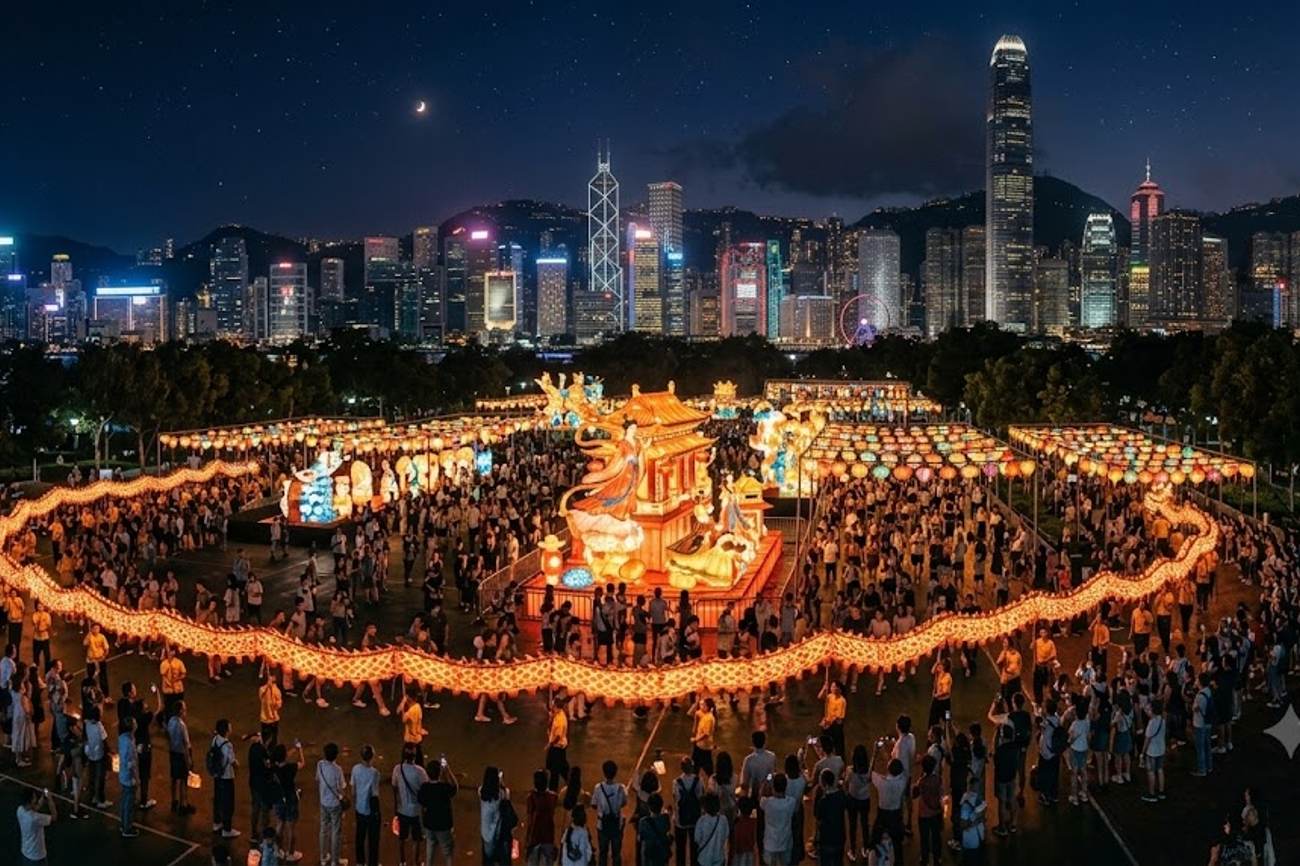 Hong Kong Debuts International Lantern Spectacular for September Mid-Autumn Festival