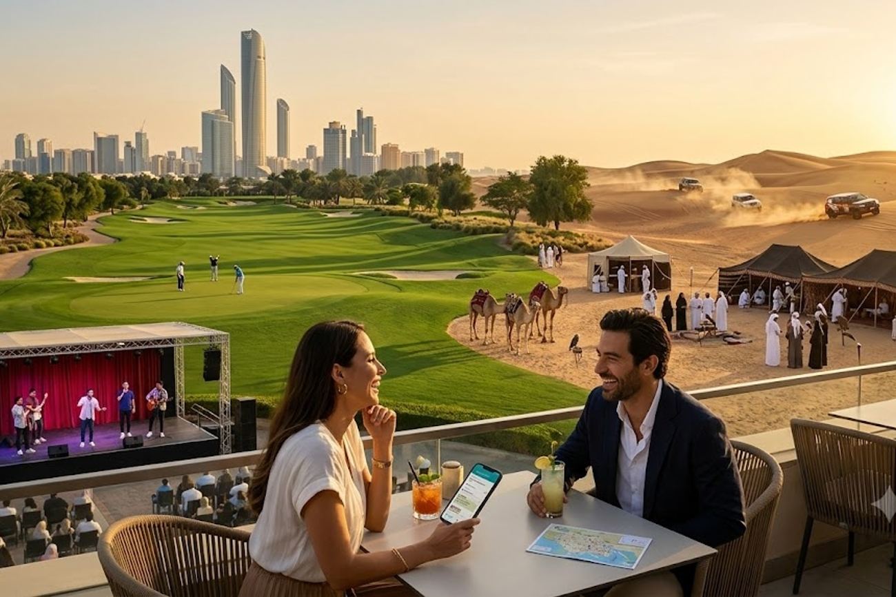 Abu Dhabi Set for Major November Tourism Push with Comedy Shows, Golf, Desert Racing and Heritage Festivals
