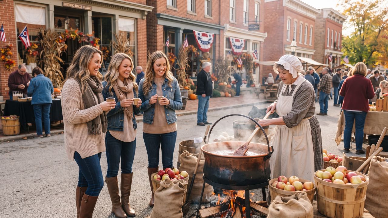 Historic Roscoe Village 55th Apple Butter Festival Joins America 250-Ohio: Coshocton Heritage Travel Guide