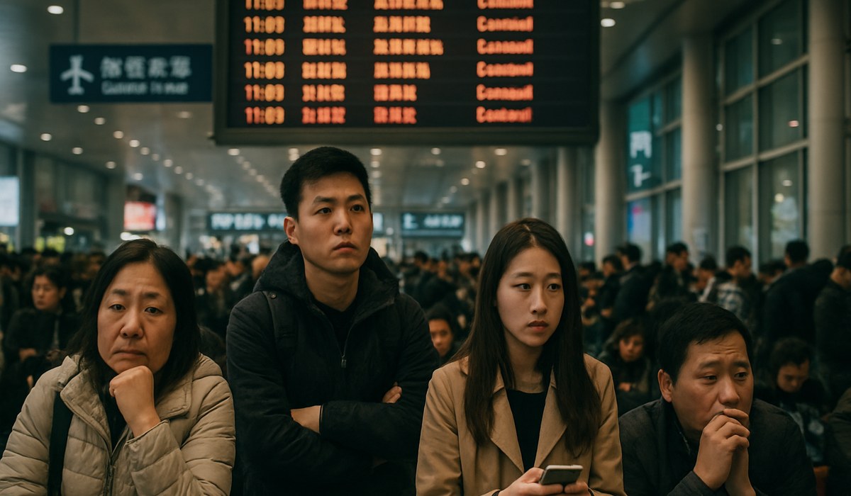 Mass Flight Disruptions Strand 771 Passengers Across China's Major Hubs