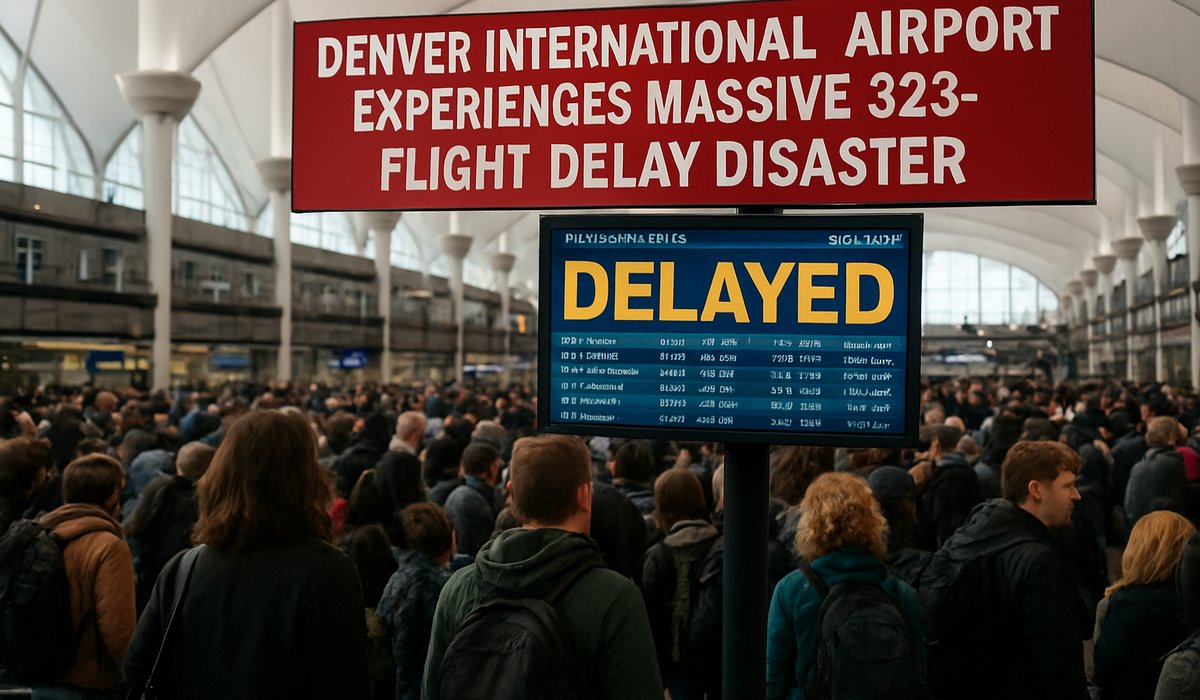 Denver International Airport (DEN) Experiences Massive 323-Flight Delay Disaster