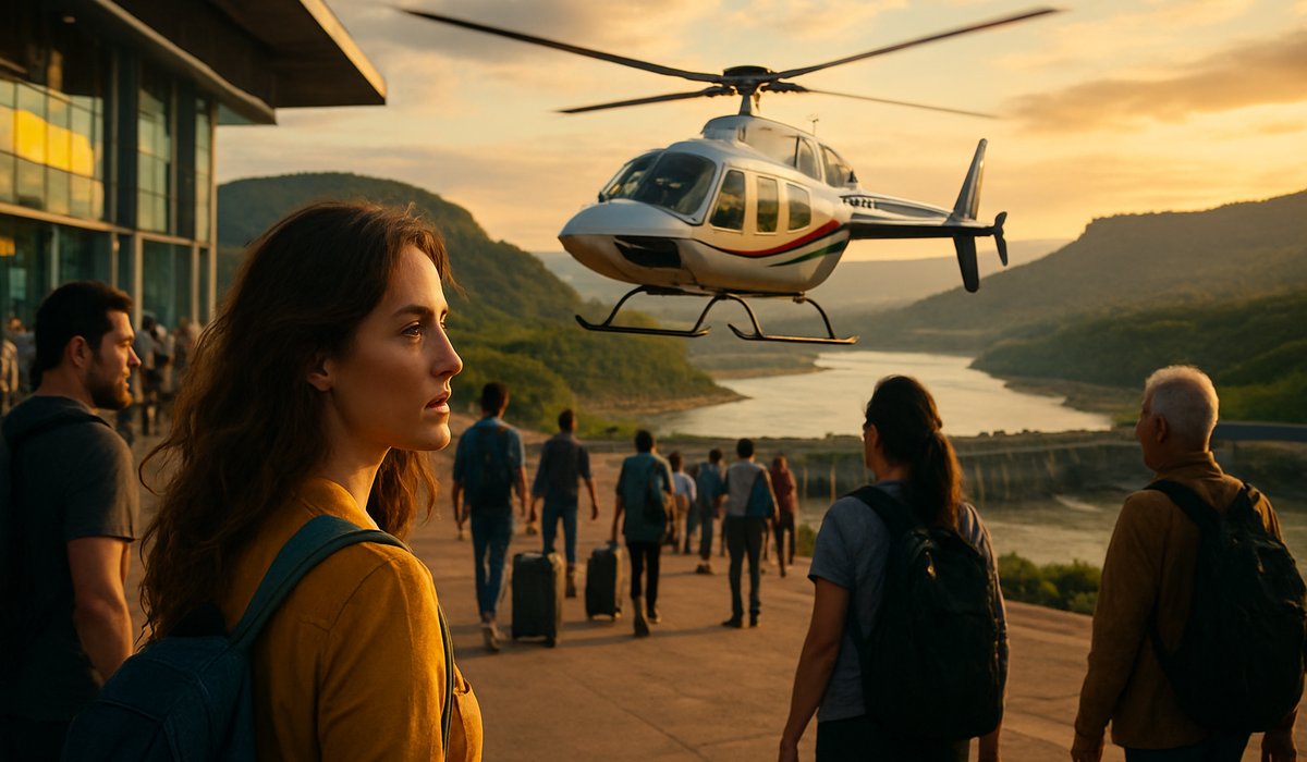 Hyderabad Helicopter Tourism Launch Connects Sacred Srisailam and Somasila in Telangana India April 2026