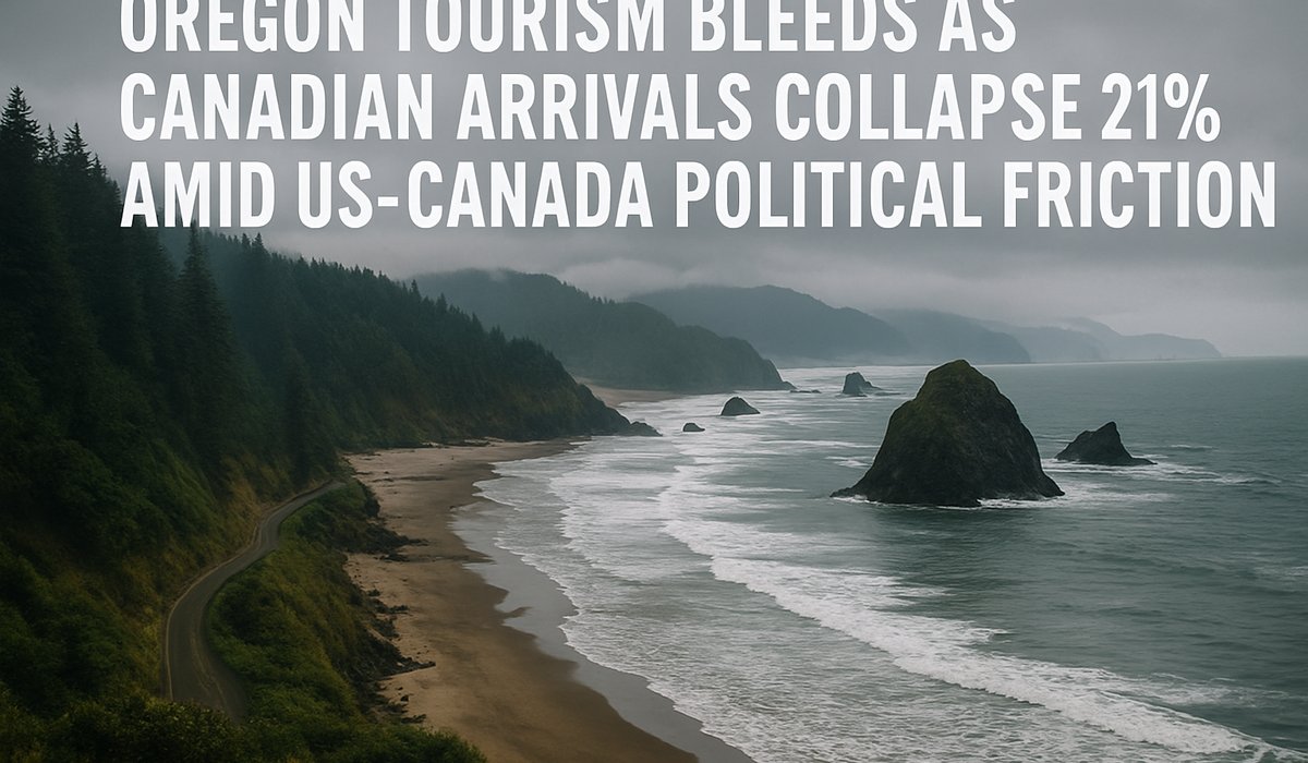 Oregon Tourism Bleeds as Canadian Arrivals Collapse 21% Amid US-Canada Political Friction
