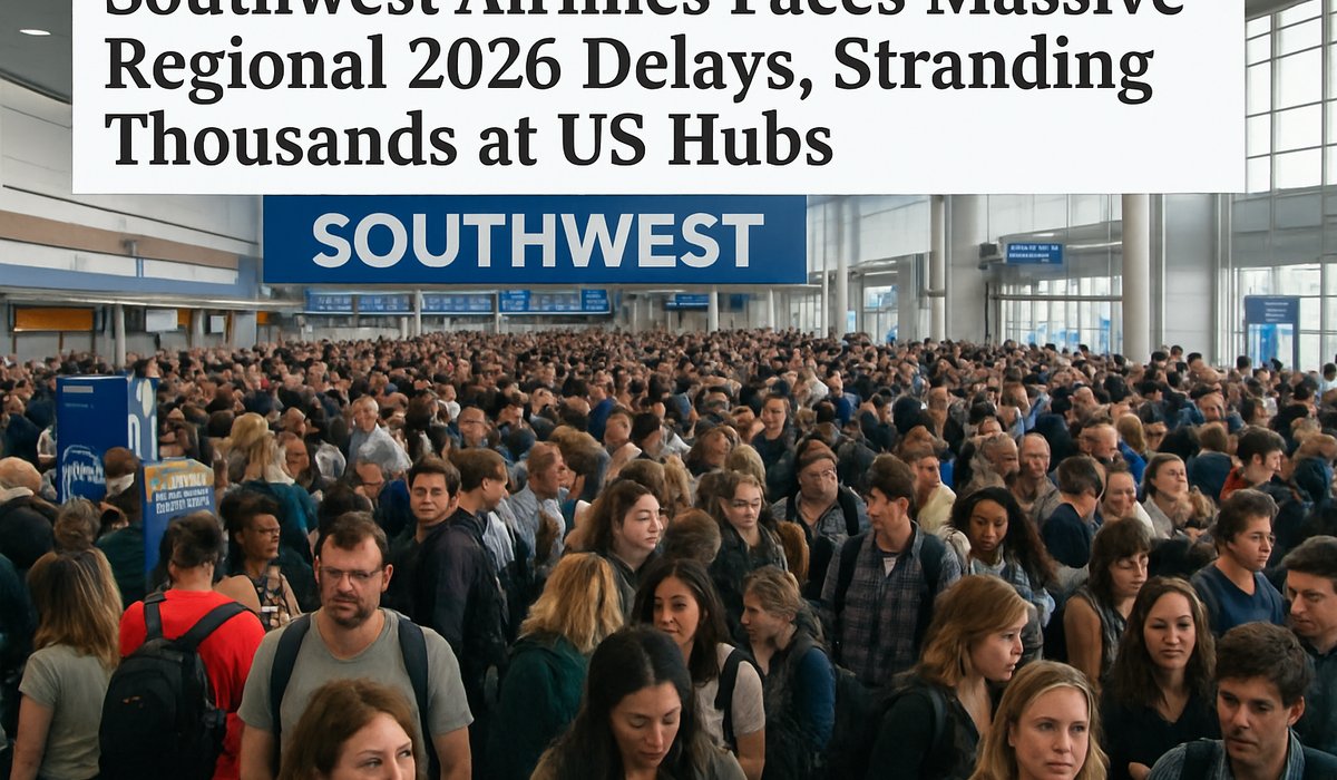 Southwest Airlines Faces Massive Regional 2026 Delays, Stranding Thousands at US Hubs