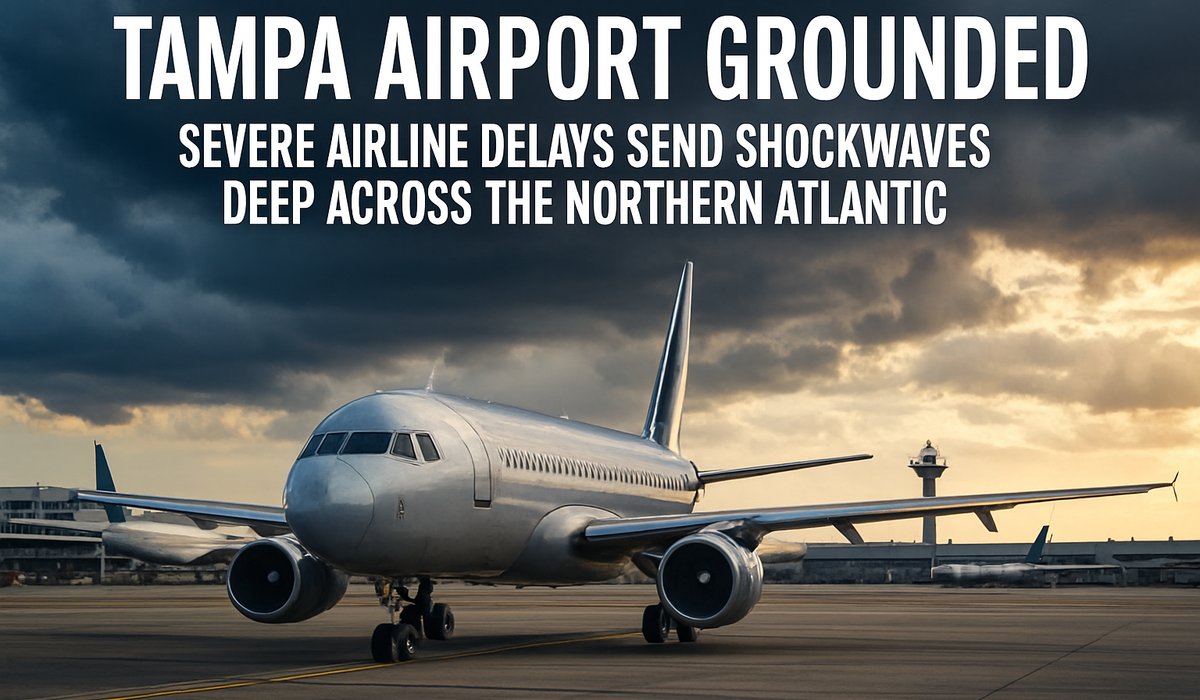 Tampa Airport Grounded: Severe Airline Delays Send Shockwaves Deep Across the Northern Atlantic