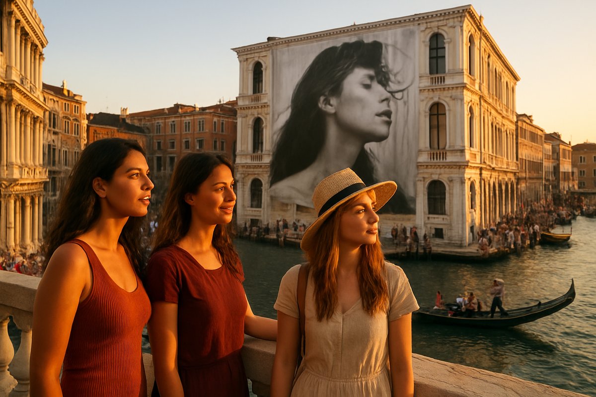 Venice Travel Frenzy Explodes as French Artist JR Transforms Grand Canal Palace Into Monumental Social Art Spectacle: 'Il Gesto' Redefines Cultural Tourism in 2026