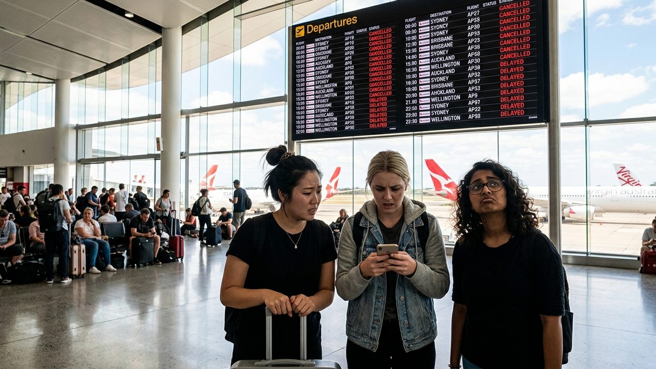 Trans-Tasman Aviation Disruptions: Air New Zealand, Qantas, and Jetstar Face Wave of Cancellations