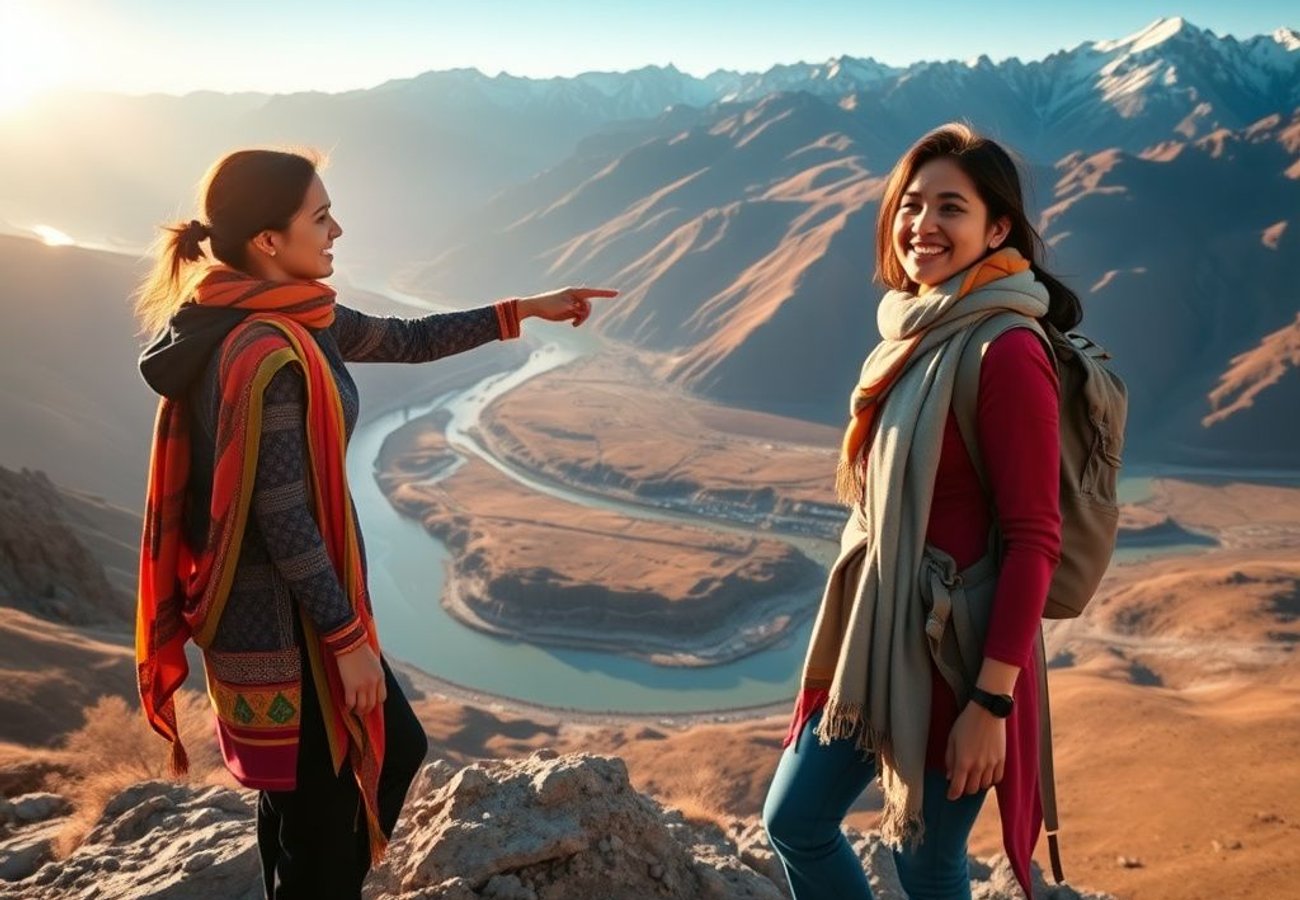 Sindhu River landscape in Ladakh, India