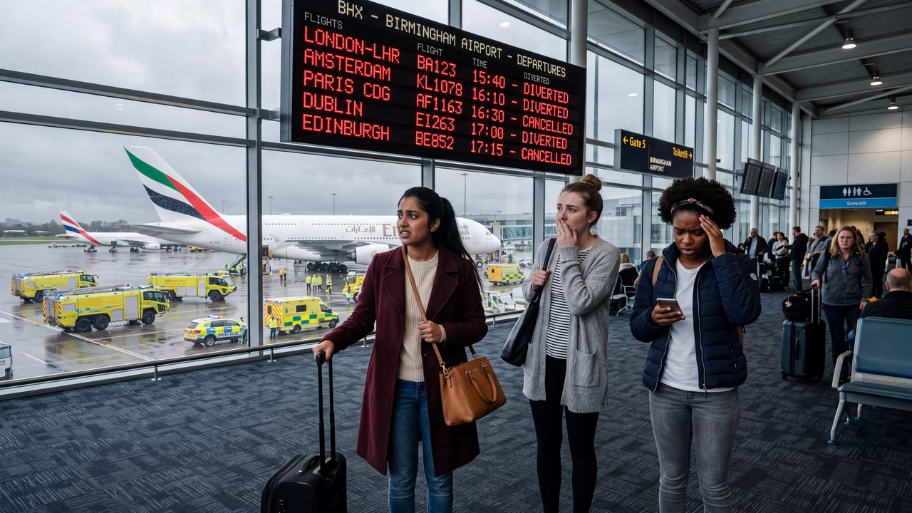 British Airways Flight BA284 San Francisco to London Heathrow Emergency Diversion Drama as Airbus A380-800 Makes Rare Forced Landing at Birmingham Airport After Mid-Air Medical Crisis Shocks Transatlantic Route