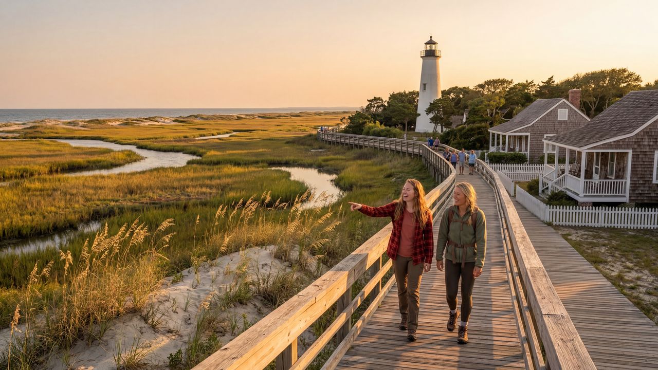 A Complete Guide to North Carolina’s Brunswick Islands: Barrier Beaches, Historic Lighthouses, and the ‘Seafood Capital of the World’