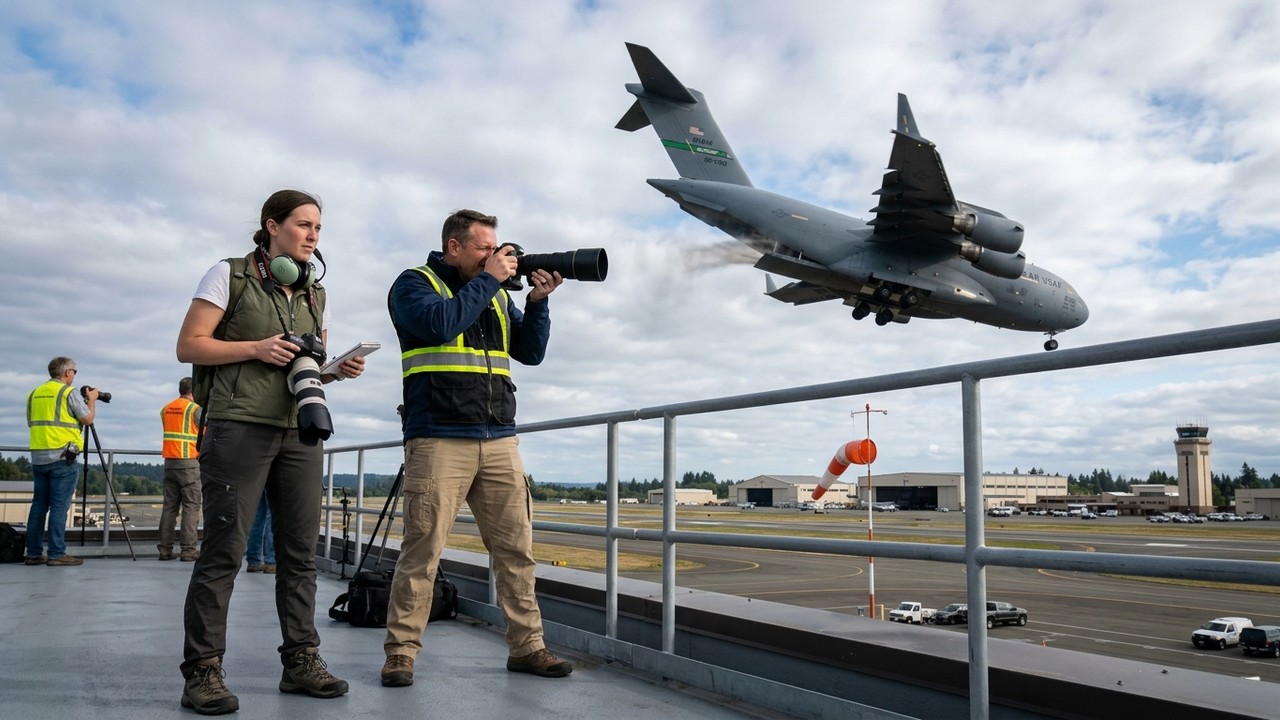 How the C-17 Globemaster III Executes a 25,000-Foot Tactical Descent Using Inflight Reverse Thrust