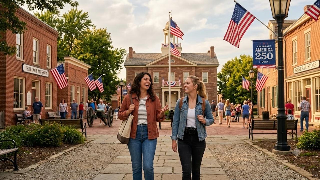 Iowa Joins Massachusetts, Pennsylvania, Virginia, New York and New Jersey as America 250 Celebrations Expand Into a Nationwide Heritage Travel Phenomenon!