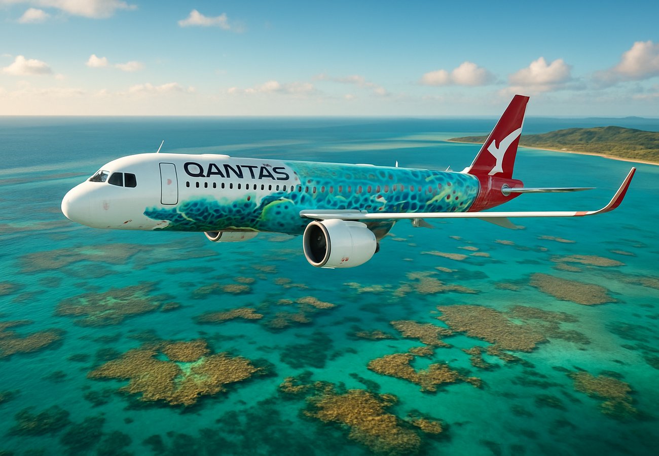 Qantas Coral Sea A321XLR: How This Reef-Painted Jet Ends Flight Chaos