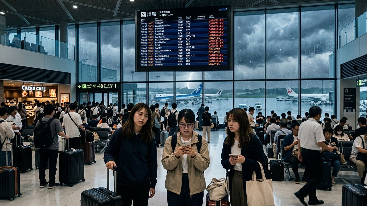 Japan and Taiwan Travel Disruptions: Storm Grounds Flights and Rail