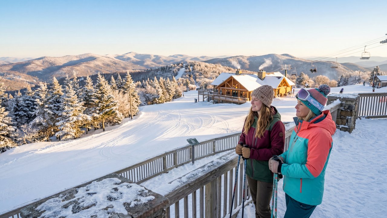 Boone, North Carolina Emerges as the South's Premier Ski Destination With Three Resorts in the Blue Ridge Mountains