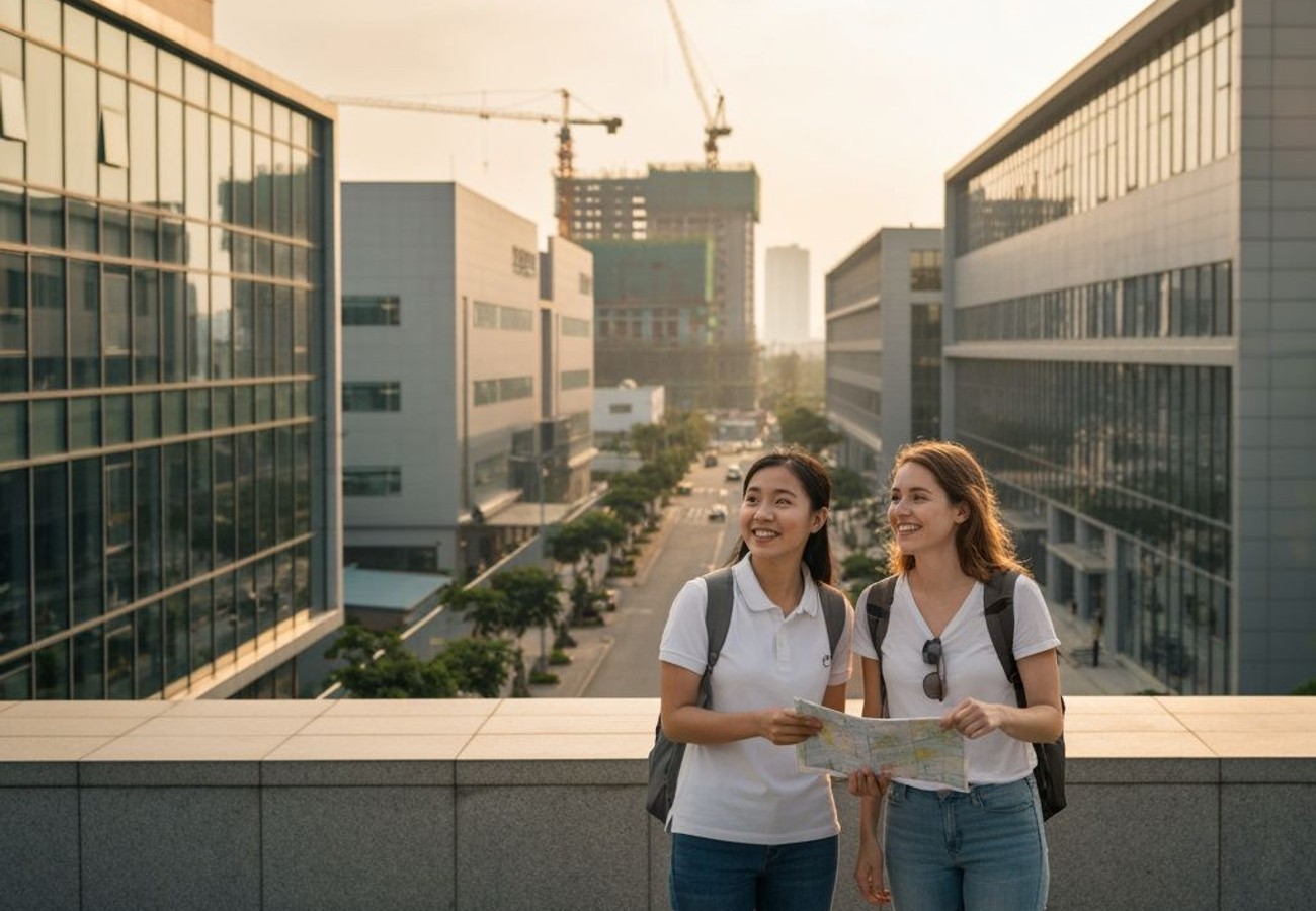 Regional manufacturing supply chains connecting Thailand, Vietnam, and Southeast Asia with high-tech production facilities