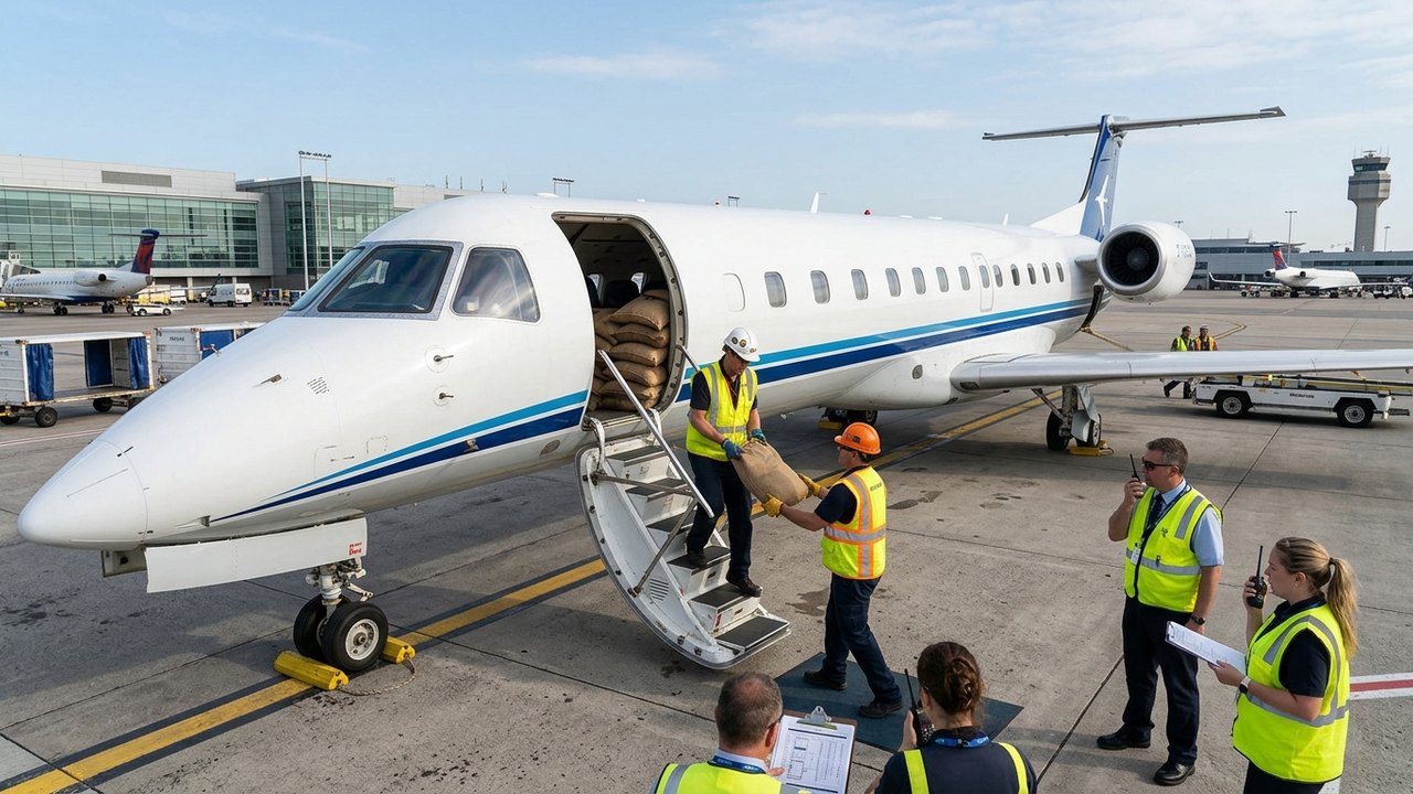 Why United Airlines Loaded an Embraer ERJ145 With Sandbags for Testing Operations