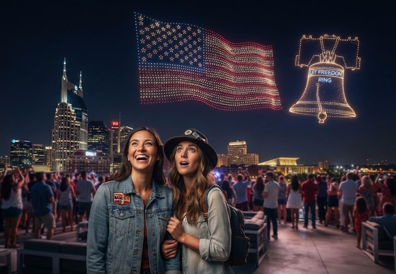 16 Major US Cities Deploy 1,000+ Drone Shows for America250: Salt Lake City, Nashville Lead High-Tech Independence Day Revolution