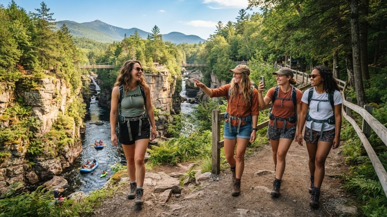 Ausable Chasm Travel Guide: Exploring the Adirondacks' Spectacular Sandstone Gorge with River Rafting and Scenic Hiking Trails