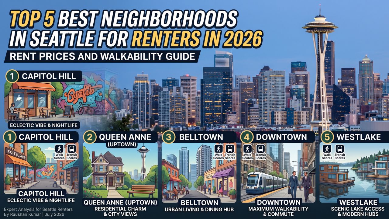Top 5 Best Neighborhoods in Seattle for Renters in 2026: Rent Prices and Walkability Guide