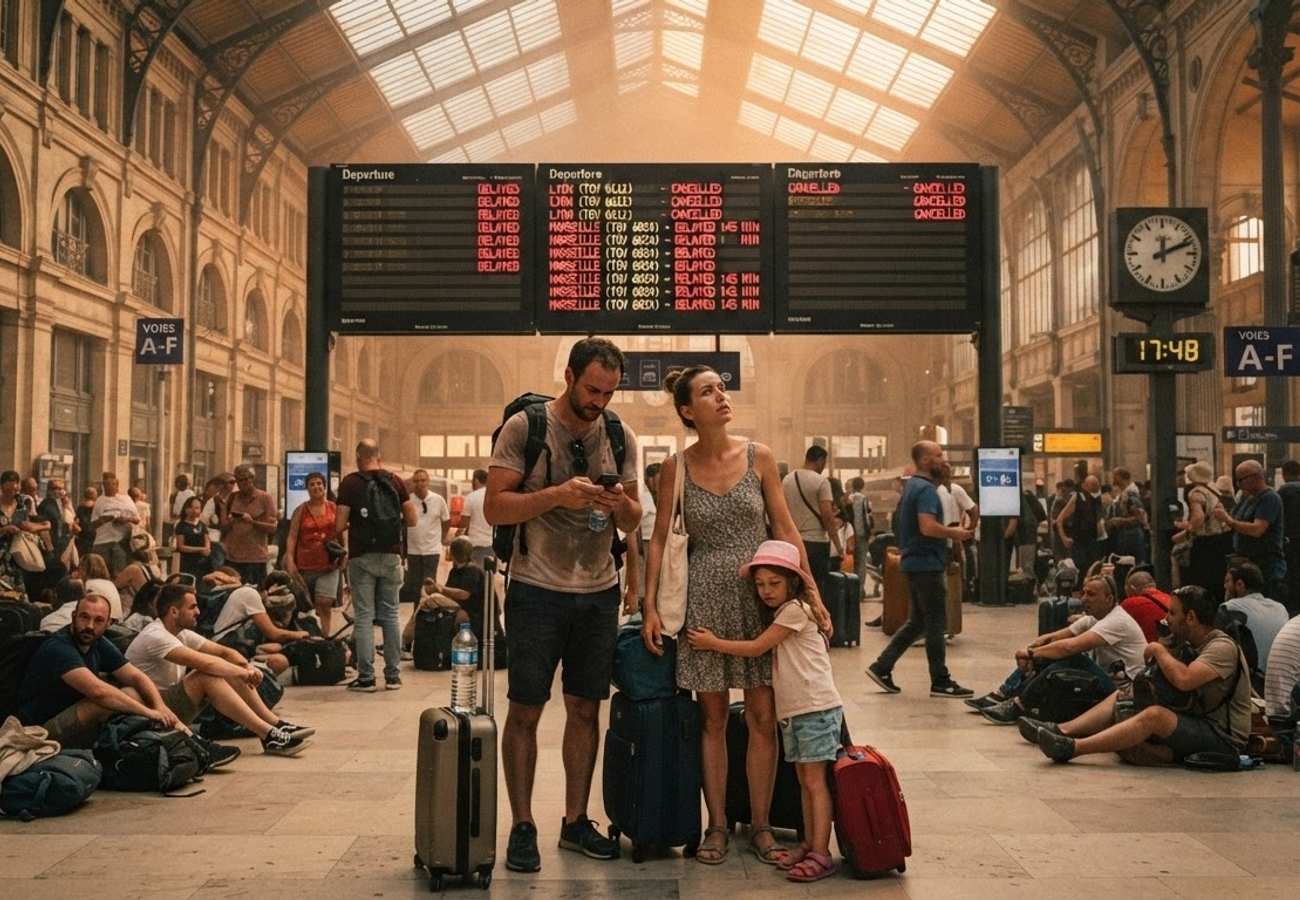 Fontainebleau Forest Wildfire Disrupts A6 Motorway and Paris Rail Networks During July 2026 Heatwave