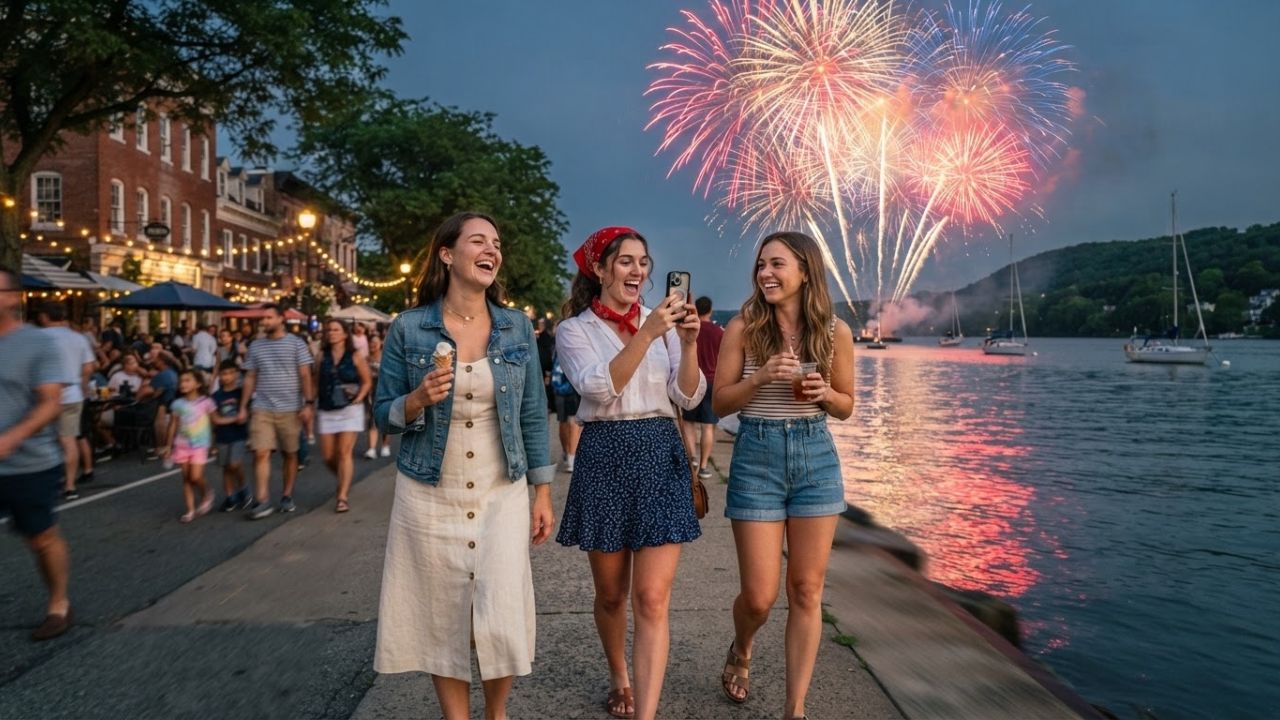 Nyack Welcomes Global Travelers with USA 250 Fireworks Celebration Illuminating the Historic Waterfront Along the Hudson River