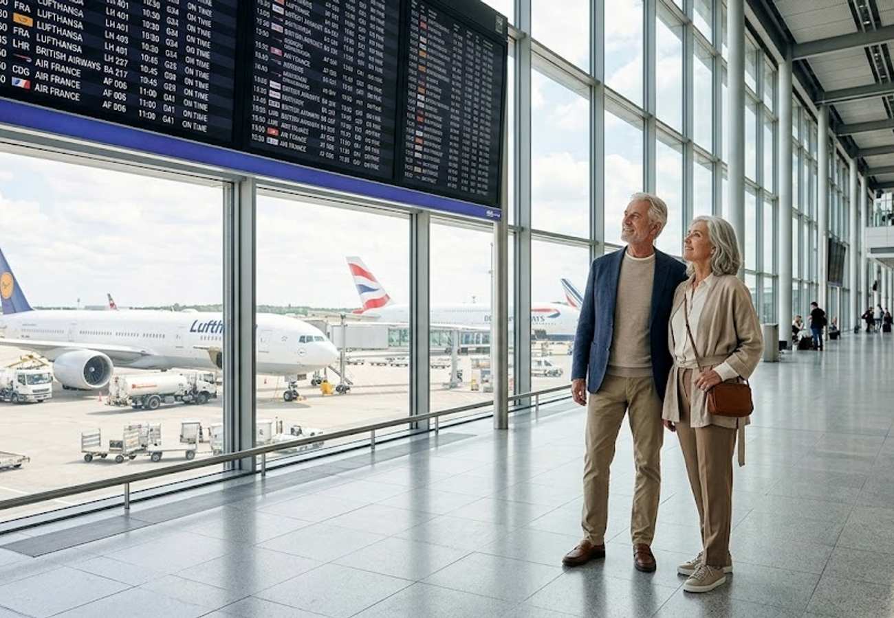 Global aviation growth map showing passenger trends in 2026