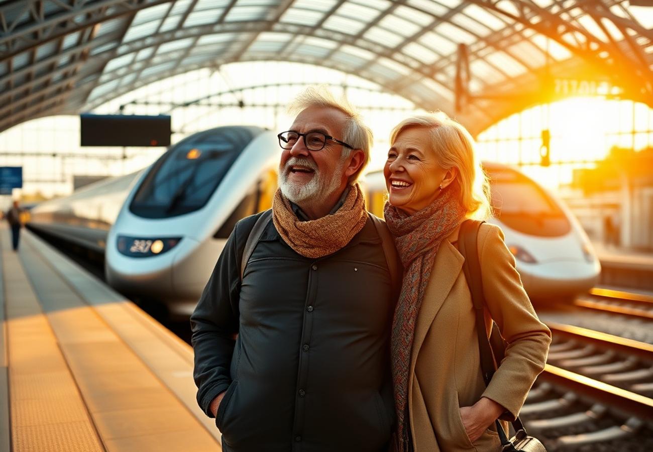 Siemens Velaro high-speed train representing the new rail competition in Germany