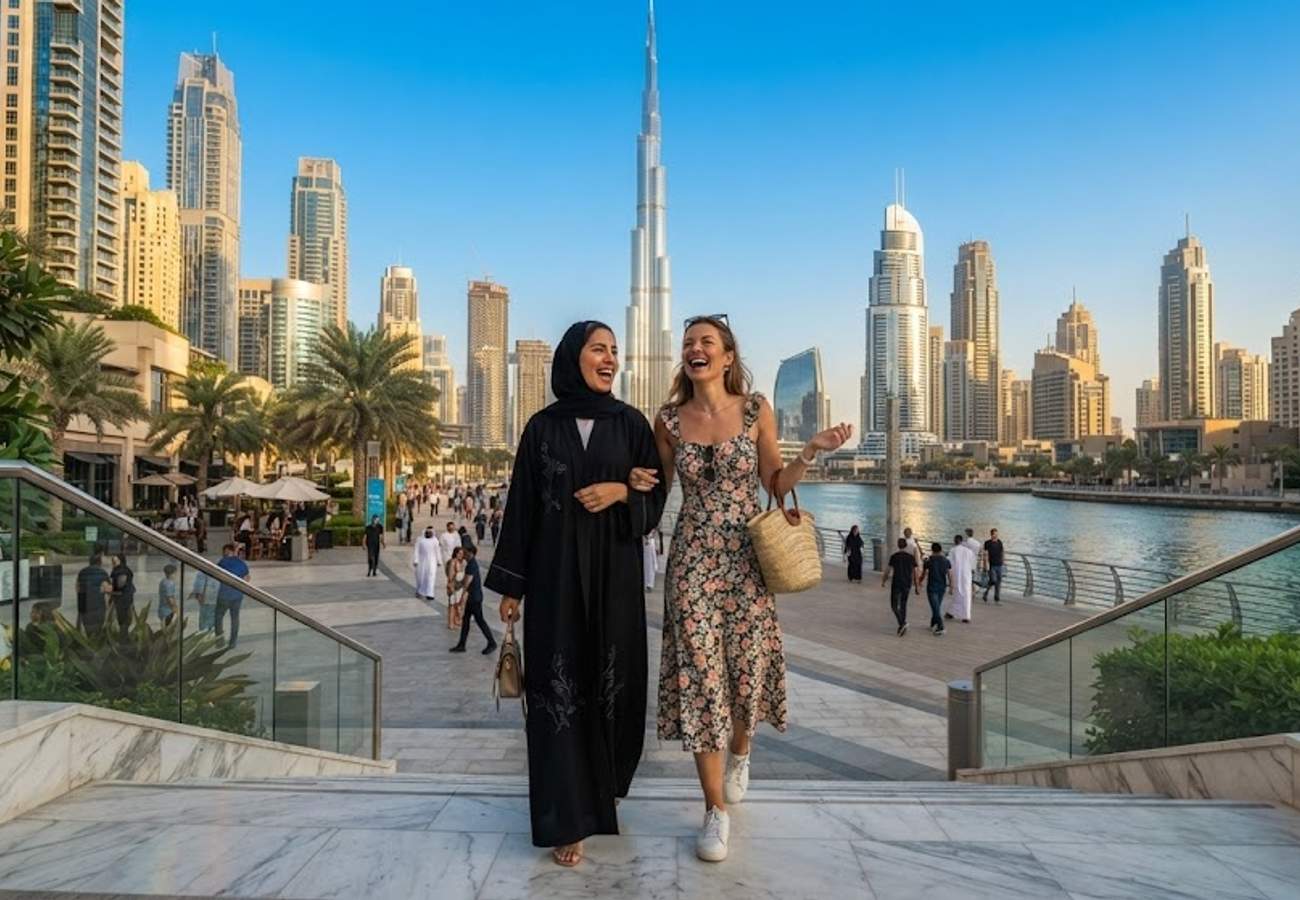 Kuwait City skyline with modern architecture and clear skies representing tourism recovery