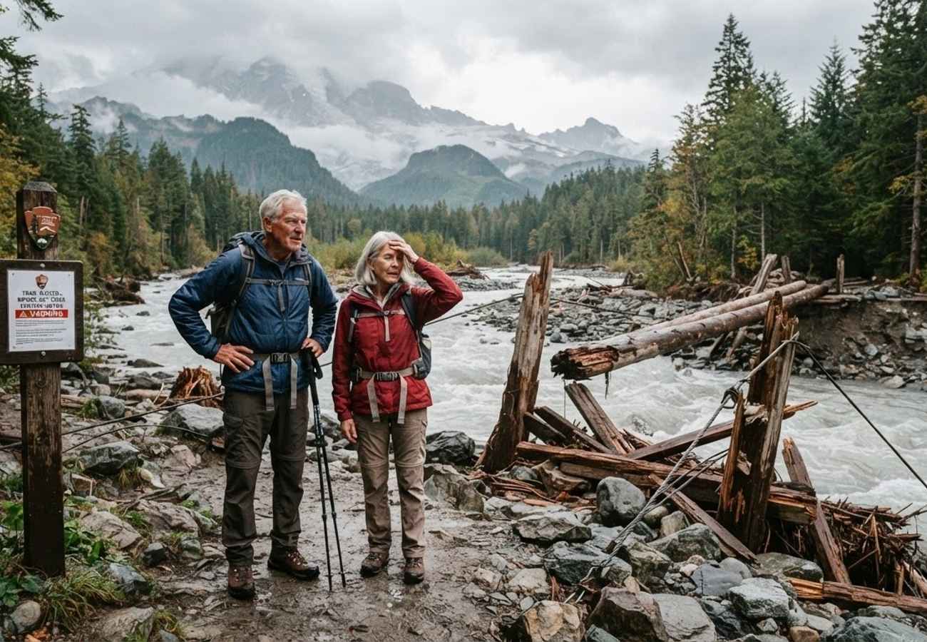 Mount Rainier National Park Closes Carter Falls Trail Due to Critical Infrastructure Failure in 2025