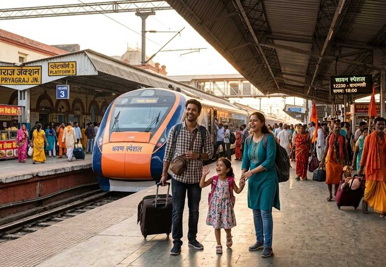 Indian Railways special train for Sawan pilgrimage