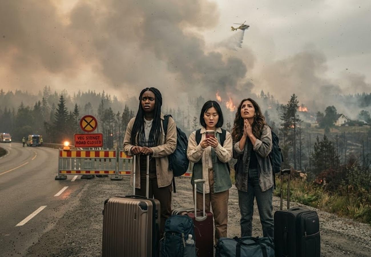 Norway Wildfire Crisis Near Drammen Destroys 100 Homes and Disrupts Summer Tourism in 2026