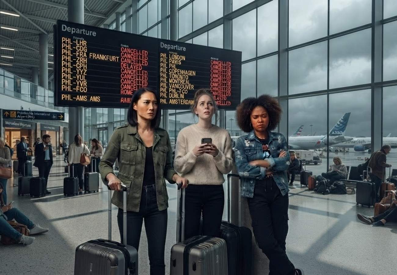 Philadelphia International Airport Records 208 Delays and 22 Cancellations Disrupting Zurich Copenhagen and Toronto Routes in 2026