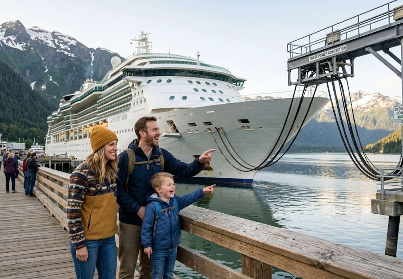 Princess Cruises Marks 25 Years of Shore Power in Juneau Since 2001 Hydroelectric Plug-In Revolutionized Alaska Cruise Operations