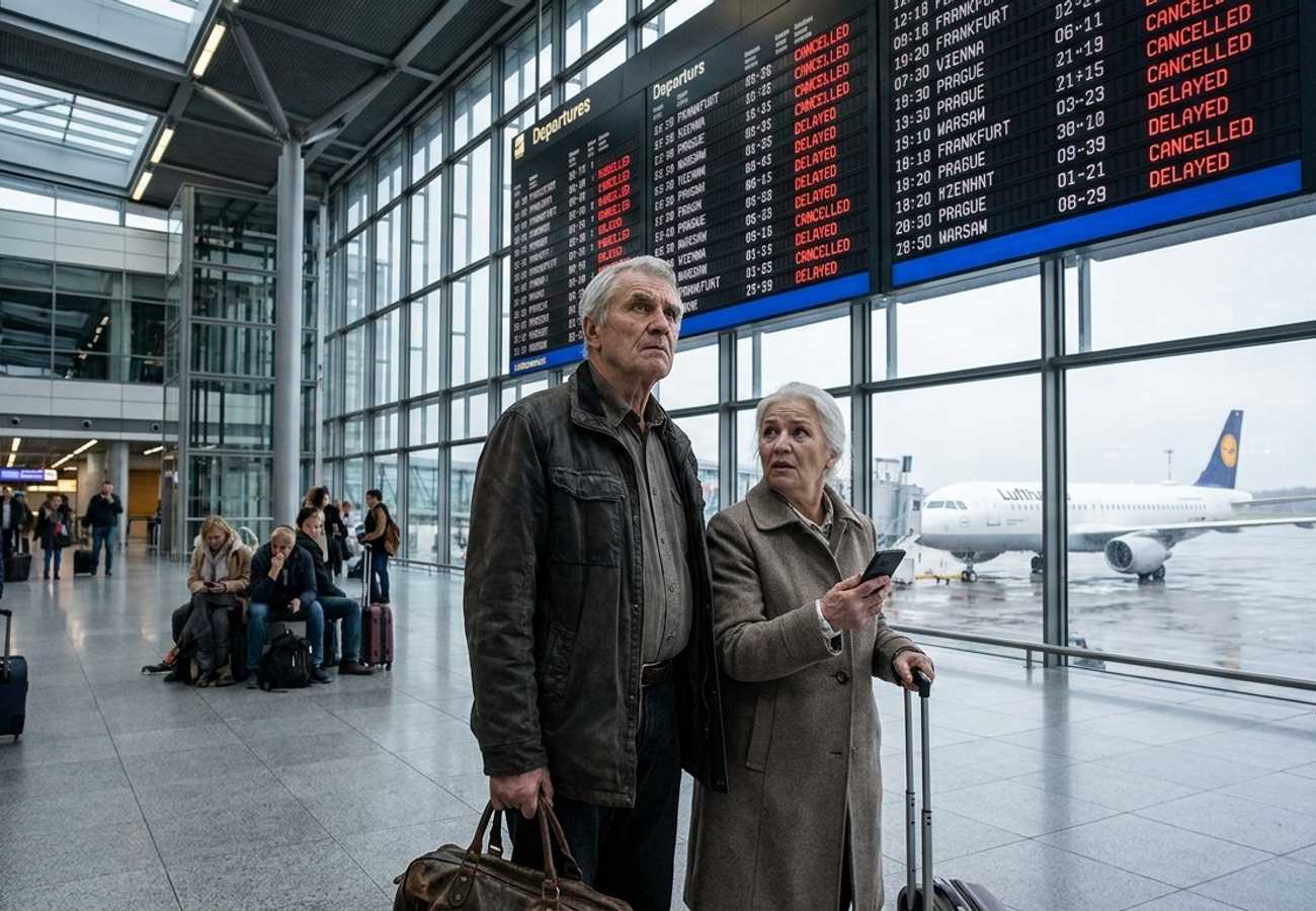 Slovakian landscape and Schengen visa documentation