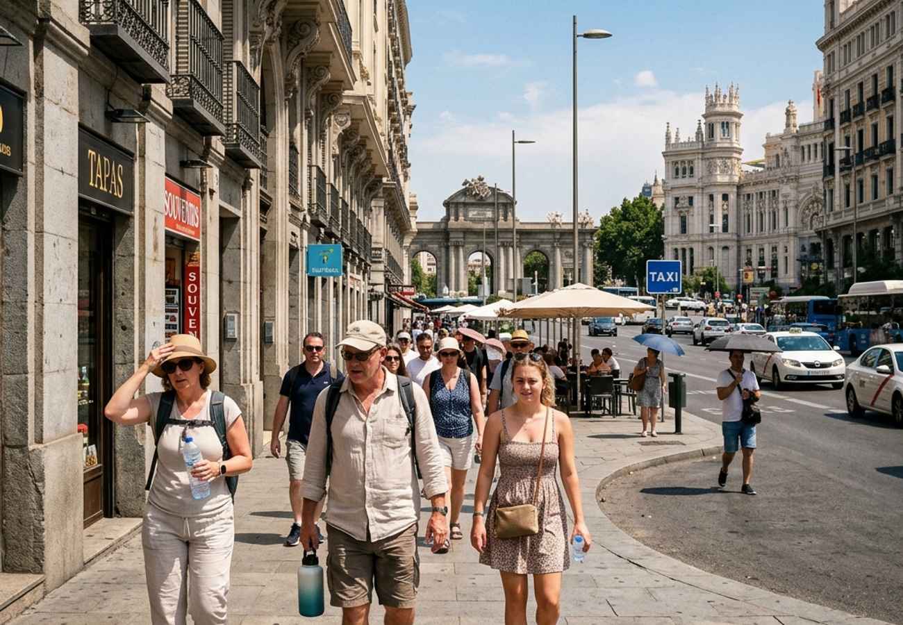 Spain Heatwave 2026: Tourists Face 44C Temperatures, Wildfire Risks Across Madrid, Andalusia, Canary Islands Travel Alert