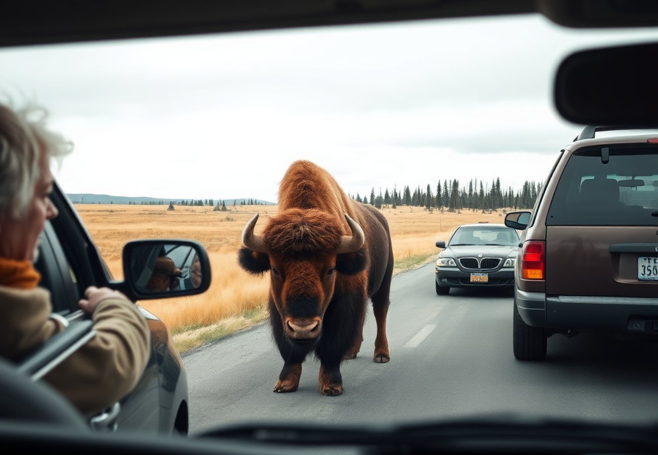 Yellowstone National Park Bison Attacks Target Vehicles and Tourists During 2026 Rut Season