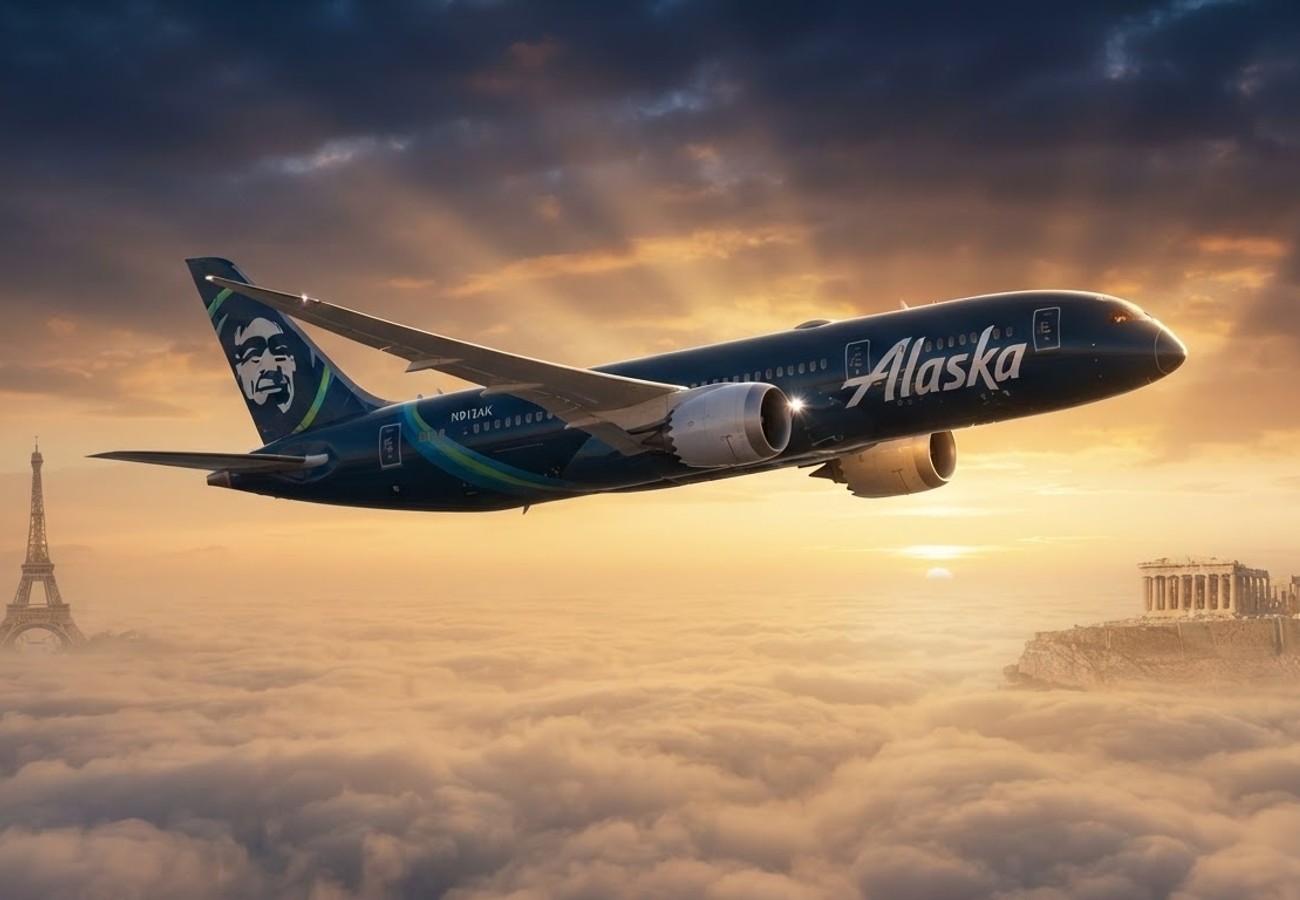 Alaska Airlines Expands European Network With New Nonstop Seattle Flights to Athens and Paris in 2027